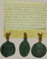 Charte de donation d'Alenon et de l'Alenonnais  Philippe Auguste, roi de France