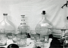 Exposition de verreries de Tanville en 1967
