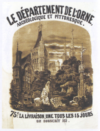 Affiche du Dpartement de l'Orne archologique et pittoresque
