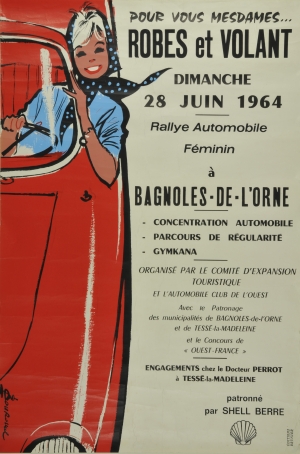 Rally automobile fminin  Bagnoles-de-l'Orne